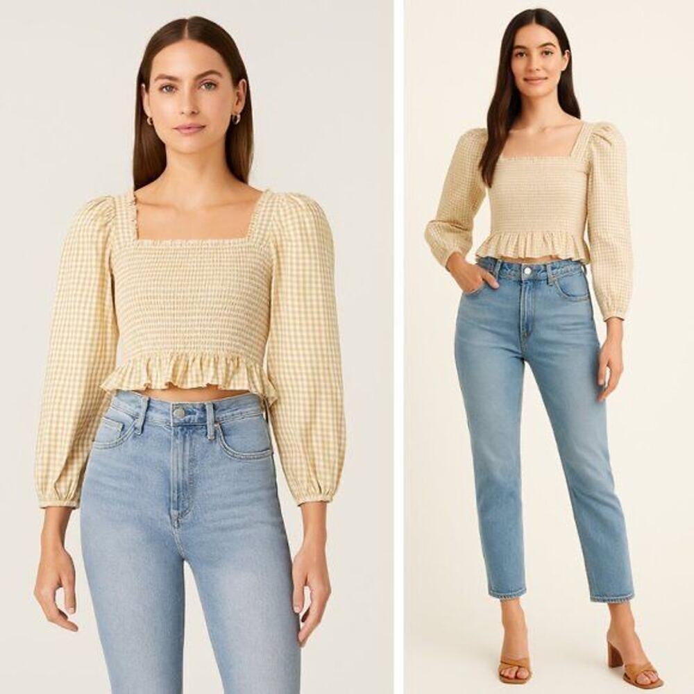 ByTiMo Smocked Top Sz XS- fits a small $225 MSRP